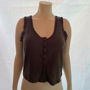 Sleeveless Summer Wild Fable Top Green Olive sizeS